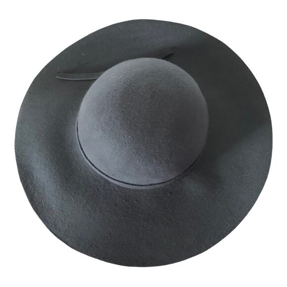 Urbanista floppy hat gray wool round brim one size cute summer new tags casual main image 5